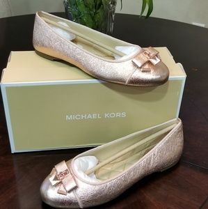 NWB Michael Kors Alice Ballet 6.5 soft pink